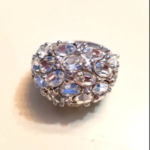 ⚜ Kenneth Jay Lane Crystal Stone Cluster Ring ⚜